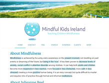 Tablet Screenshot of mindfulkidsireland.com